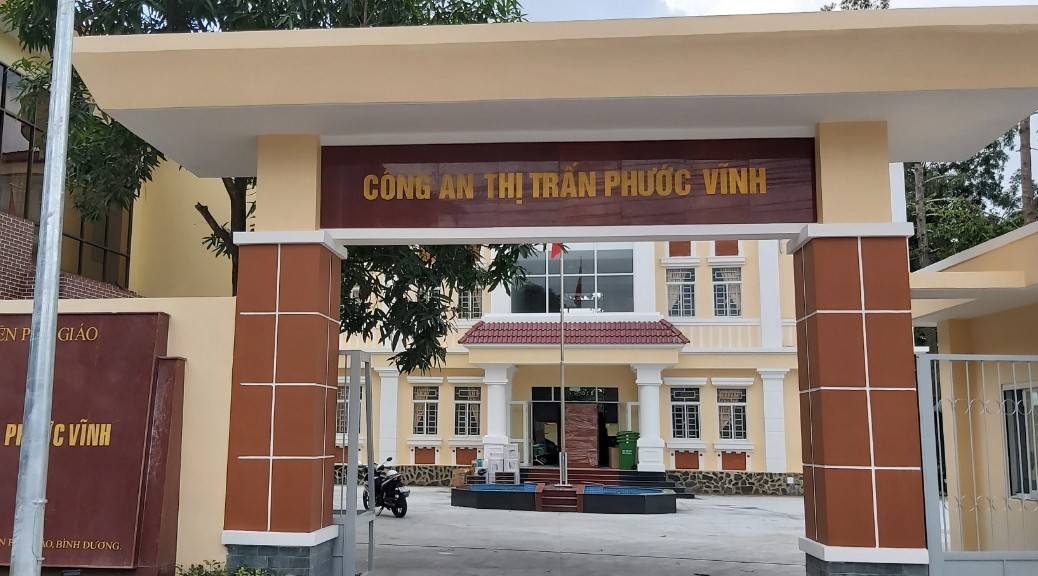 Xay dung moi tru so cong an thi tran Phuoc Vinh – 1